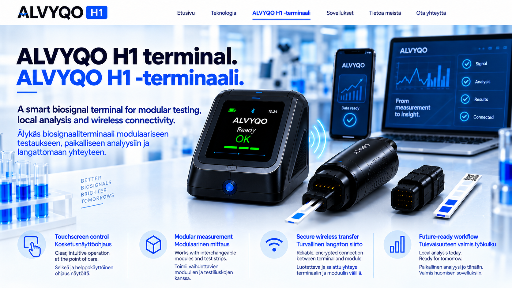 ALVYQO H1 terminál teljes külső koncepcióbemutatása